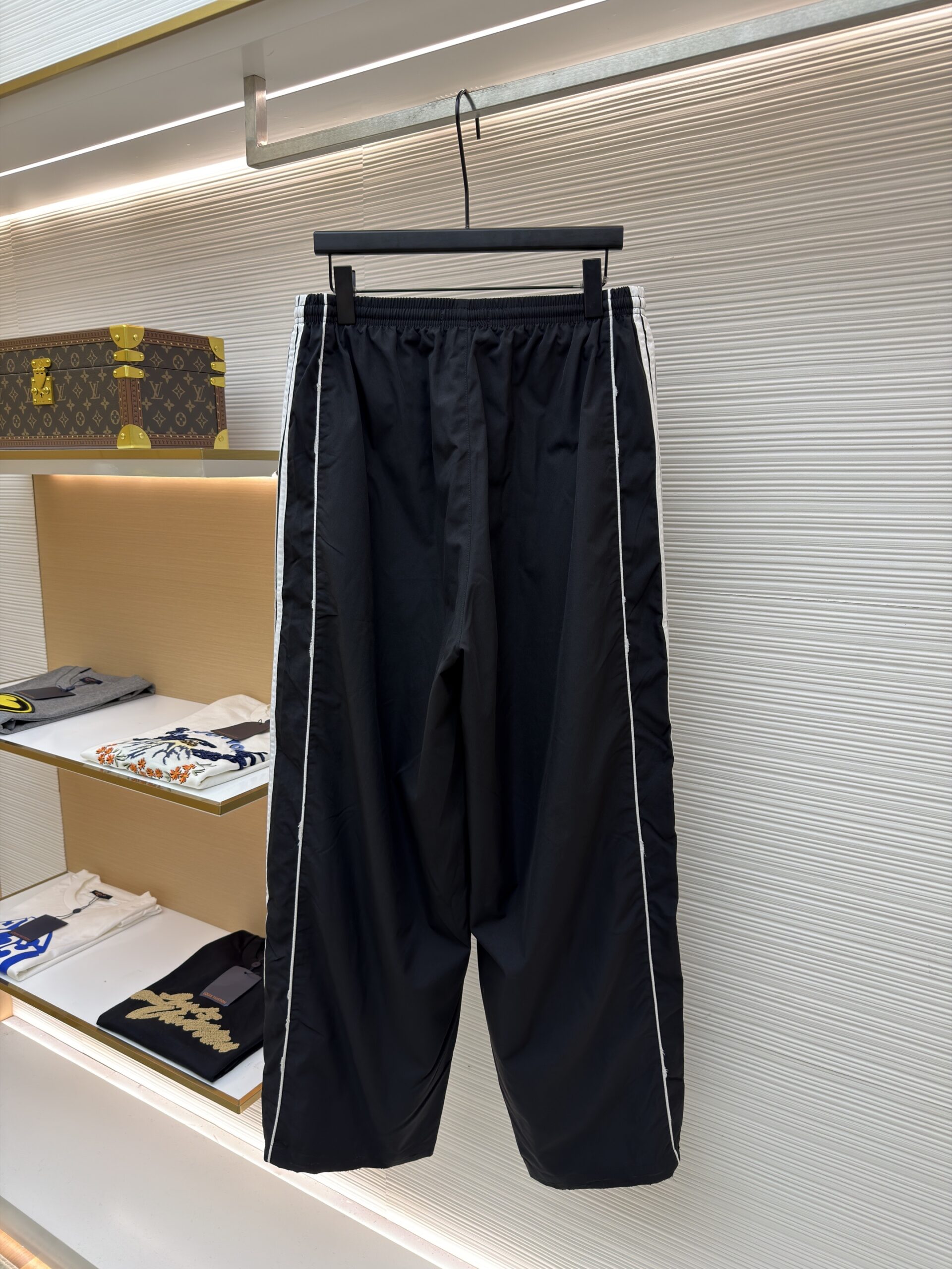 Balenciaga Oversized 3-Stripe Track Pants - Image 3