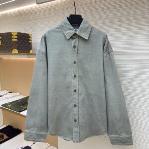 Burberry Vintage Check Denim Jacket Blue