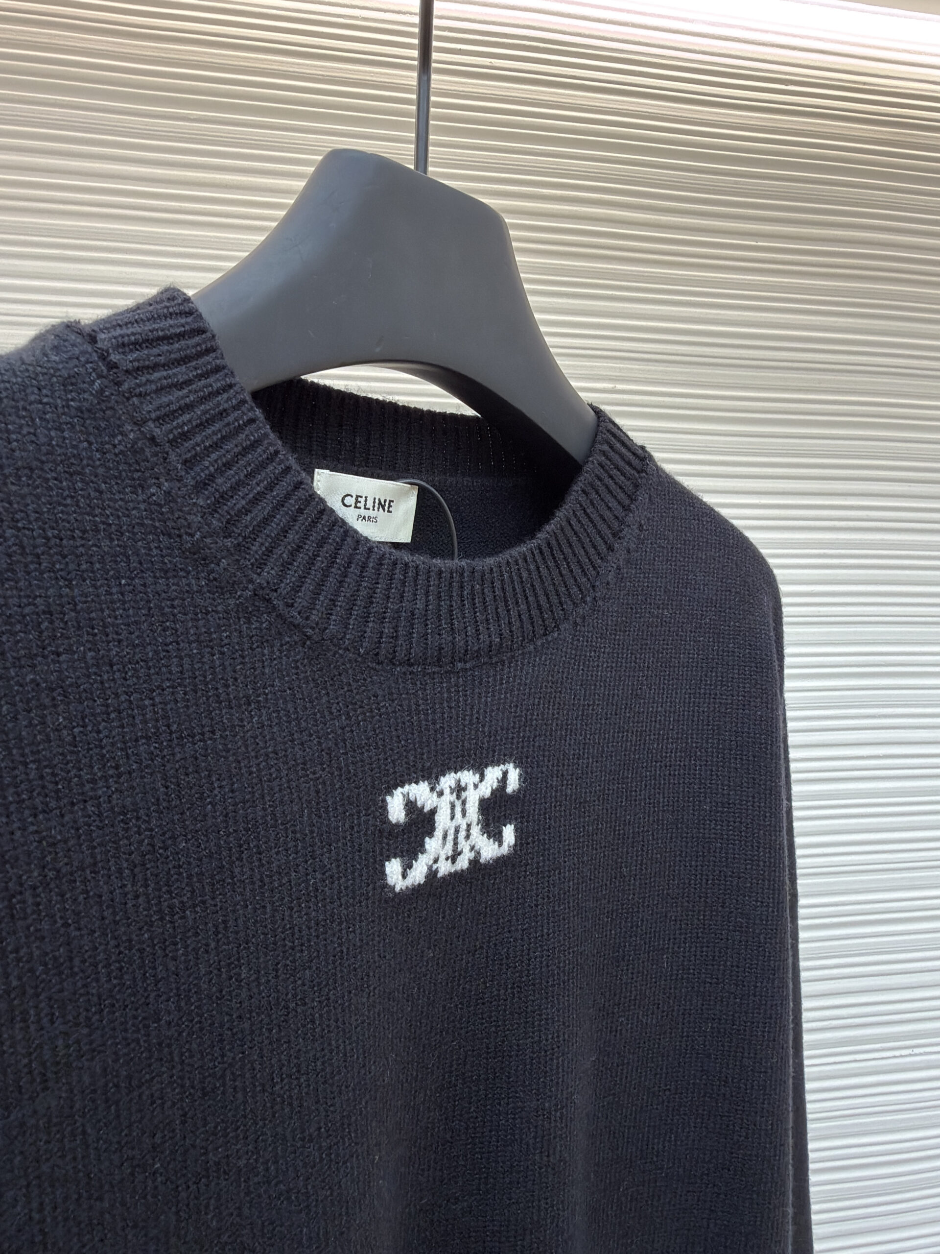 Celine Embroidered Triomphe Knit - Image 5