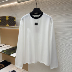 Celine Paris Long-Sleeve Cotton T-Shirt