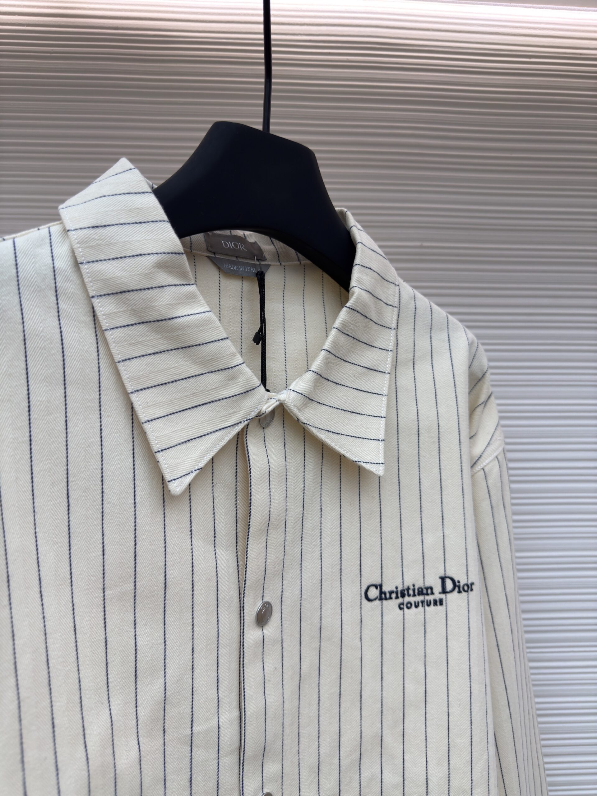 Christian Dior Couture Pinstripe Overshirt
