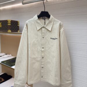Christian Dior Couture Pinstripe Overshirt