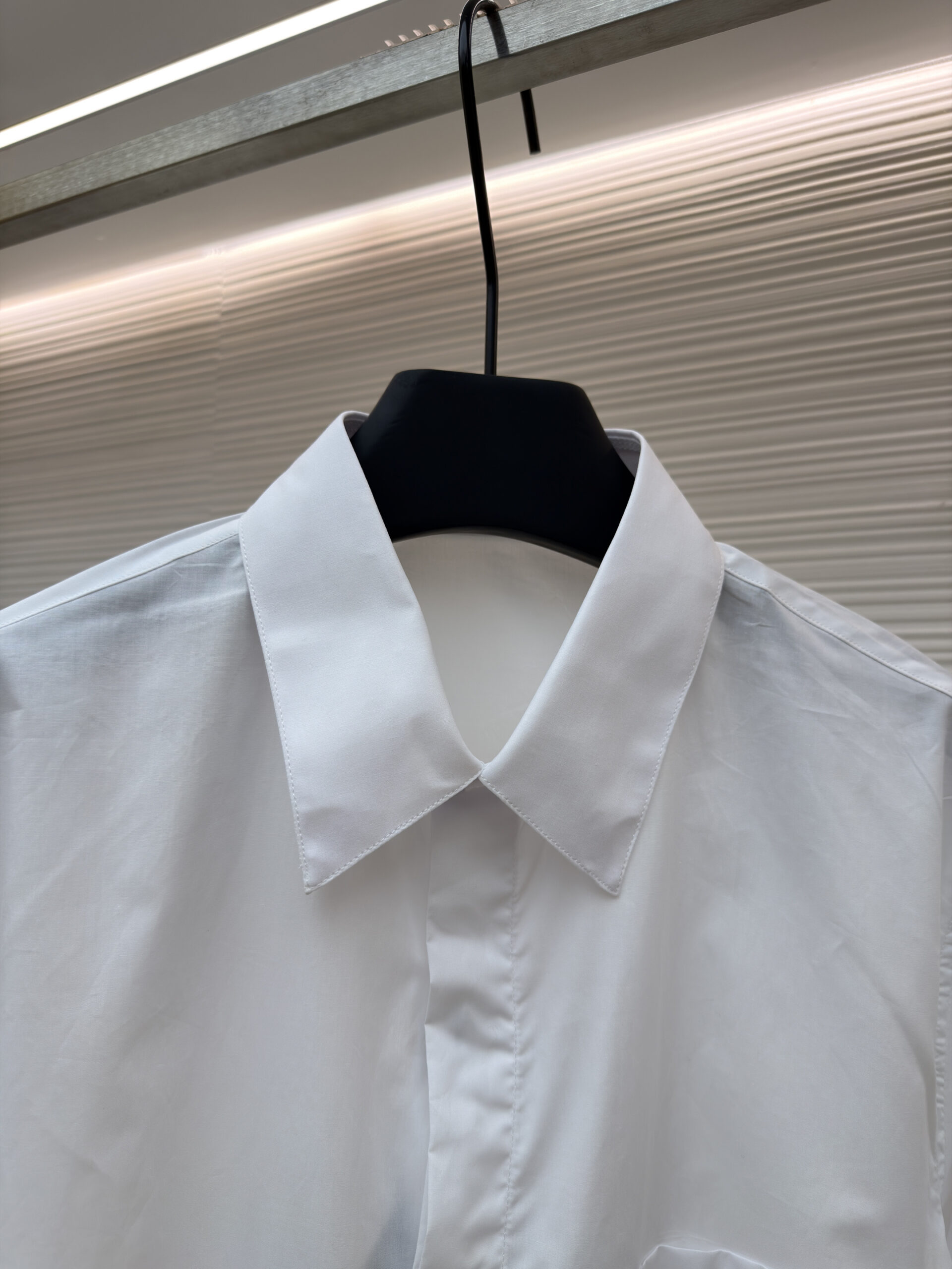 Christian Dior White Cotton Poplin Shirt - Image 4