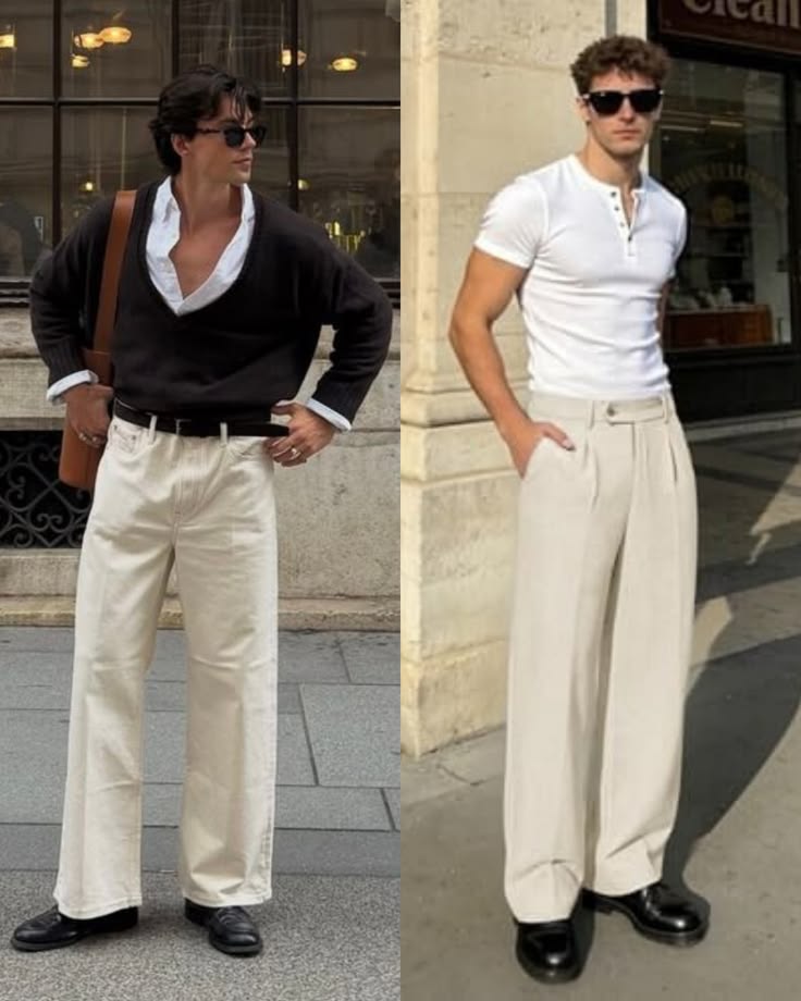 How to Style Wide Leg Trousers for Men 2026 Spring & Summer Season .
