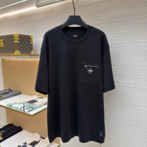 Fendi Black Pocket T-Shirt