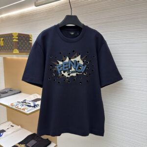 Fendi Navy Blue Soccer Jersey