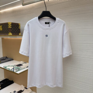 Fendi White Logo T-Shirt
