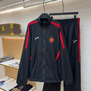 Puma Red-Striped Technical Tracksuit