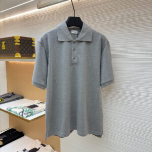 Gucci Men’s Ivory Contrast Collar Polo Shirt