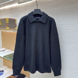 Louis Vuitton Damier Monogram CollaredLouis Vuitton Damier Monogram Collared Knit Jumper Knit Jumper