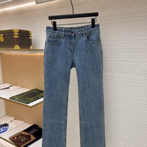 Louis Vuitton LV Patch Straight-Leg Denim Jeans