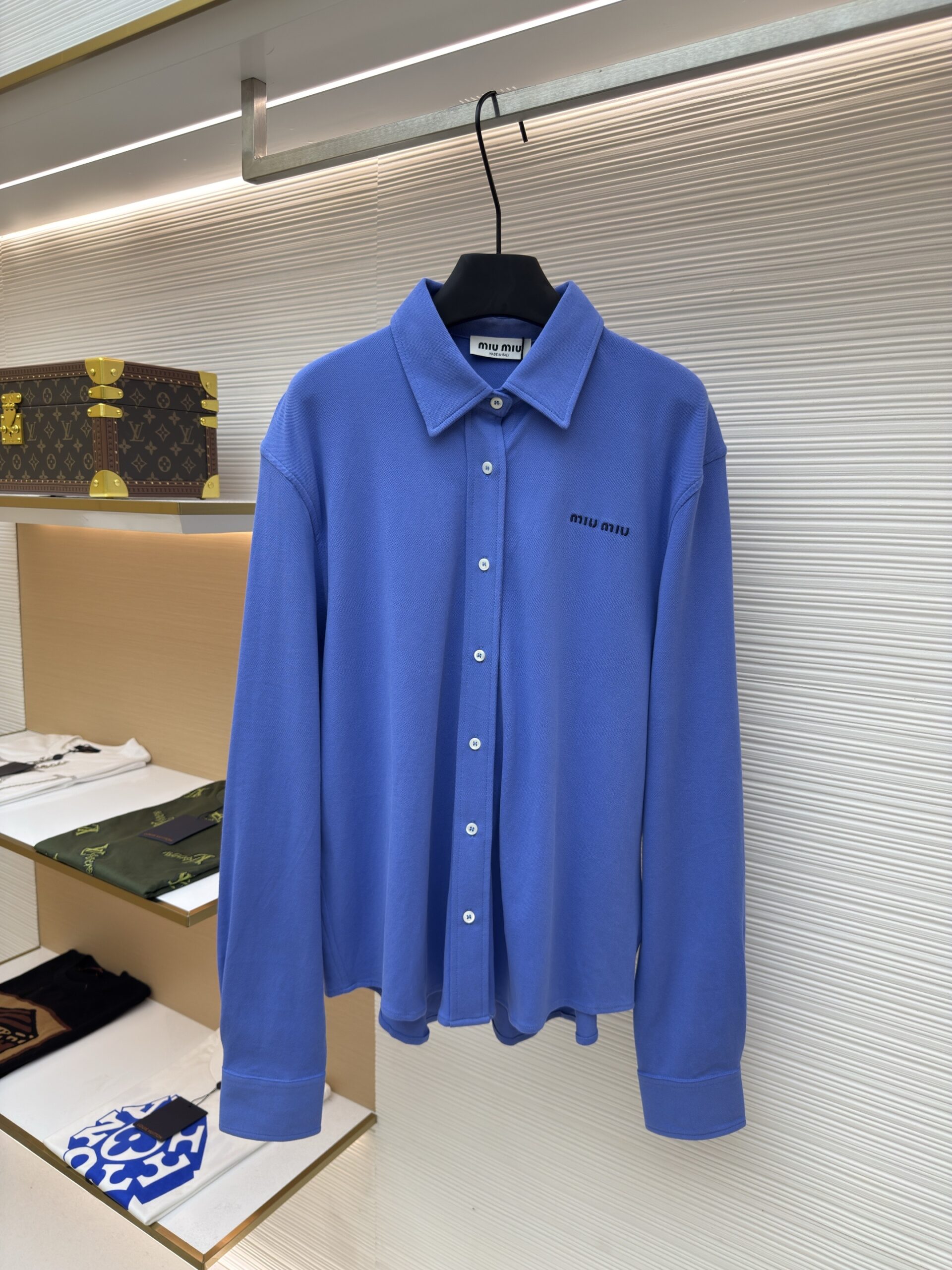 Louis Vuitton Monogram Denim Jacket Blue