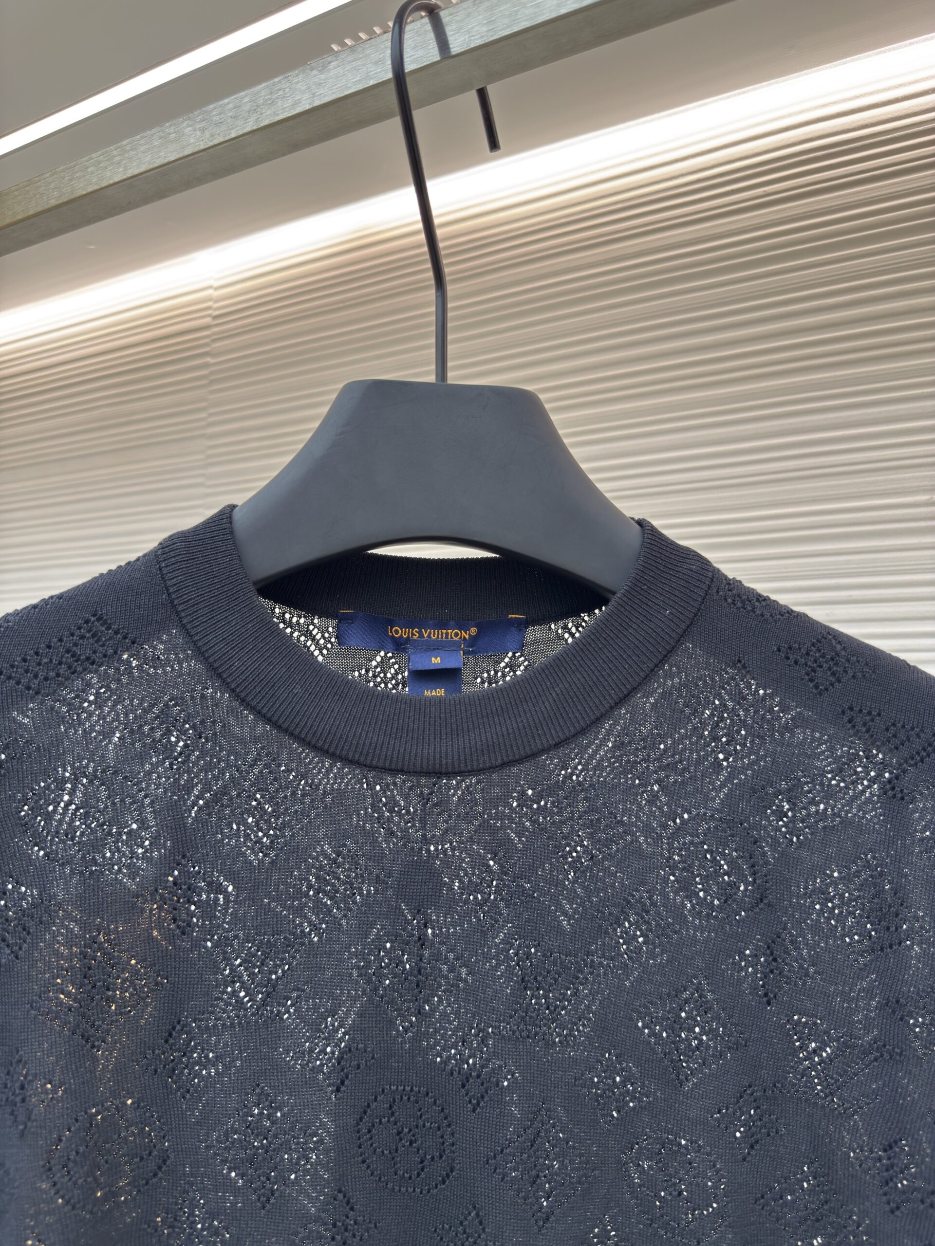Louis Vuitton Monogram Open-Knit Mesh T-Shirt - Image 3