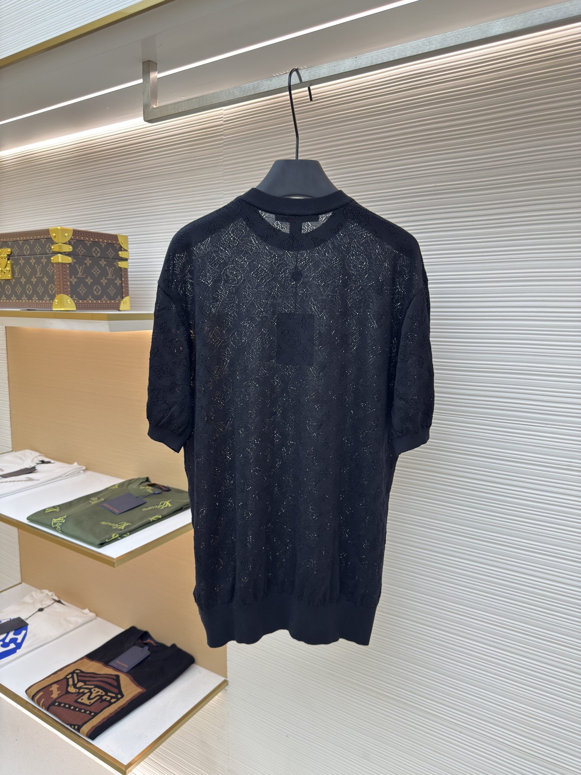 Louis Vuitton Monogram Open-Knit Mesh T-Shirt - Image 4