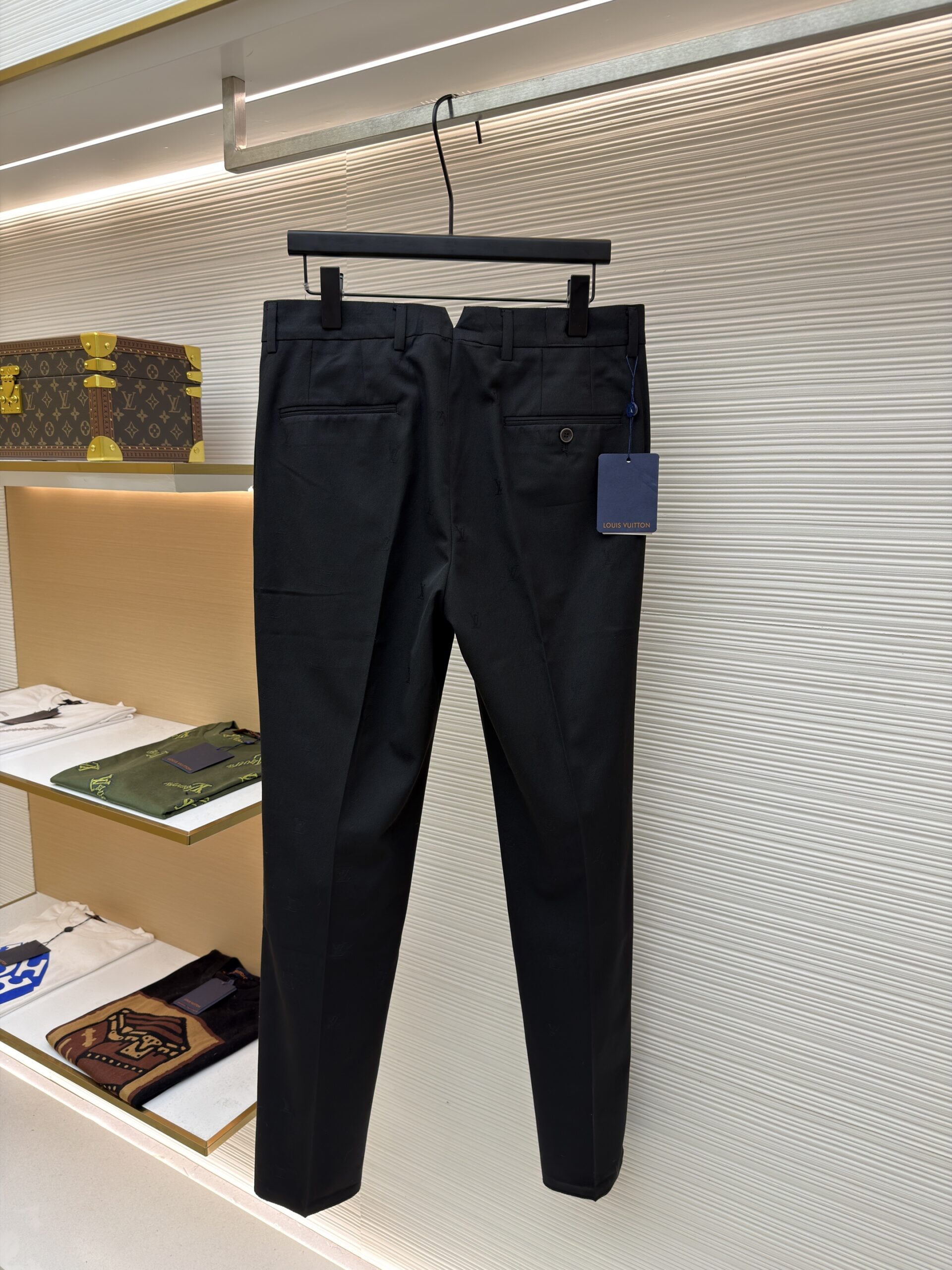 Louis Vuitton Tailored Black Trousers - Image 3