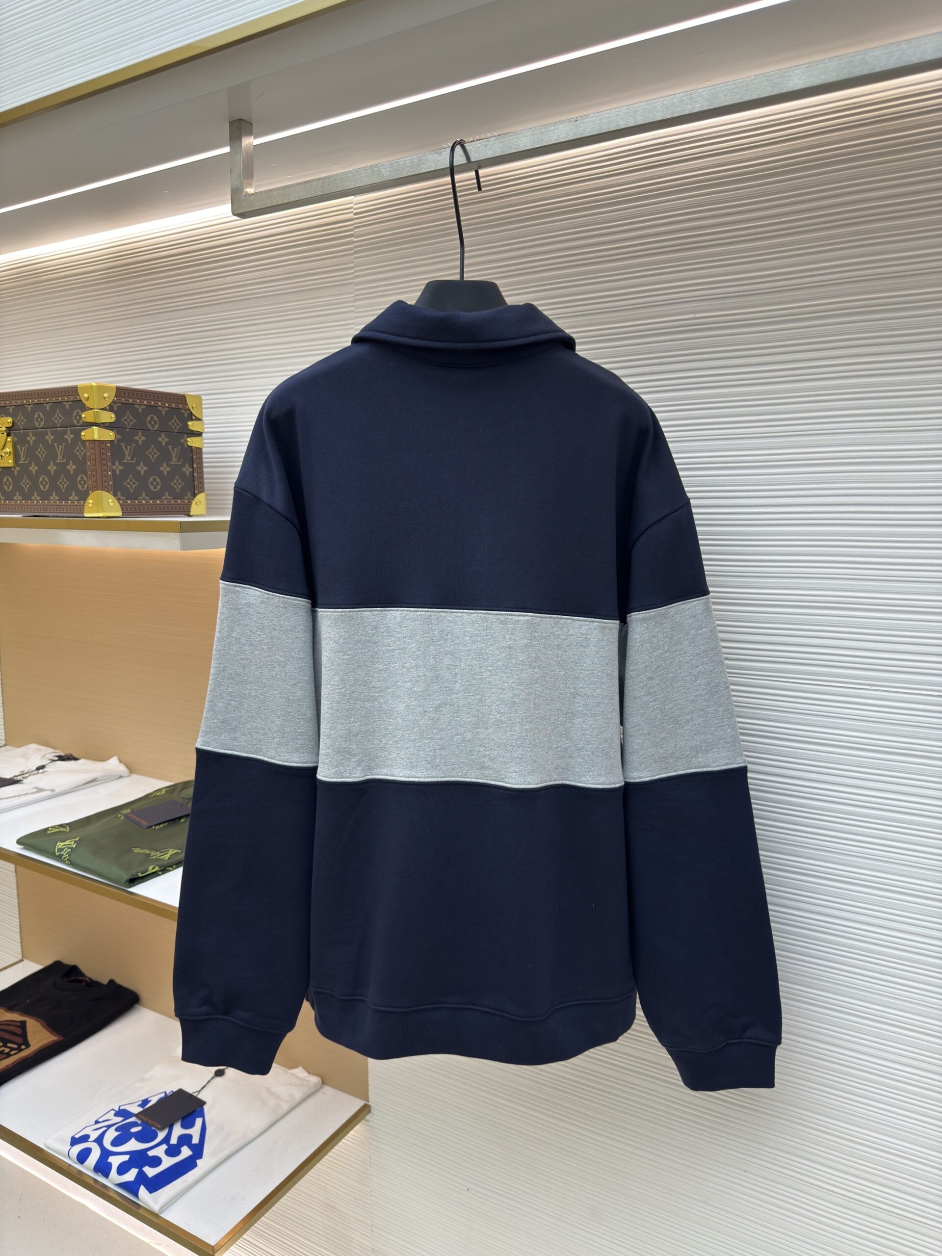 Miu Miu Colour-Block Half-Zip Sweatshirt - Image 3