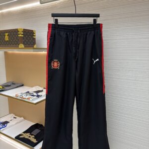 Puma Red-Striped Technical Track Pants