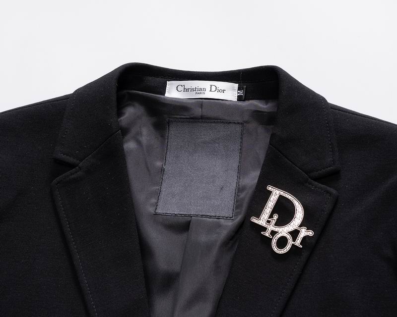 Men's Dior Charcoal Grey Tailored Blazer - Image 3