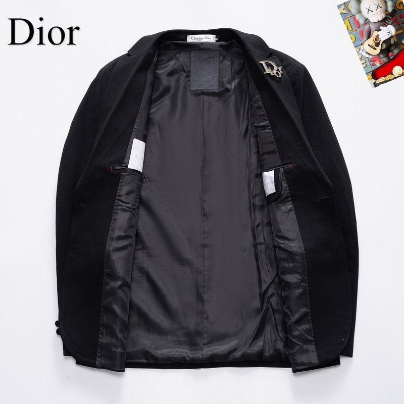 Men's Dior Charcoal Grey Tailored Blazer - Image 4