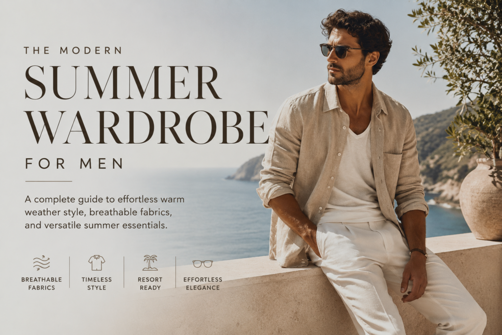 THE MODERN SUMMER WARDROBE FOR MEN
