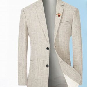 Men's Dior Cream Tailored Single-Breasted Blazer
