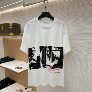 Givenchy Atelier Photographic White Short Sleeve T-Shirt