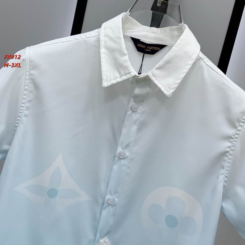 Men's Premium Light Blue Gradient Shirt and Shorts Set for Casual Wear - Image 5