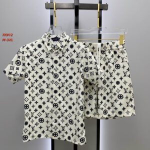 Men's Premium Off-White Monogram Shirt and Shorts Set for Casual Wear