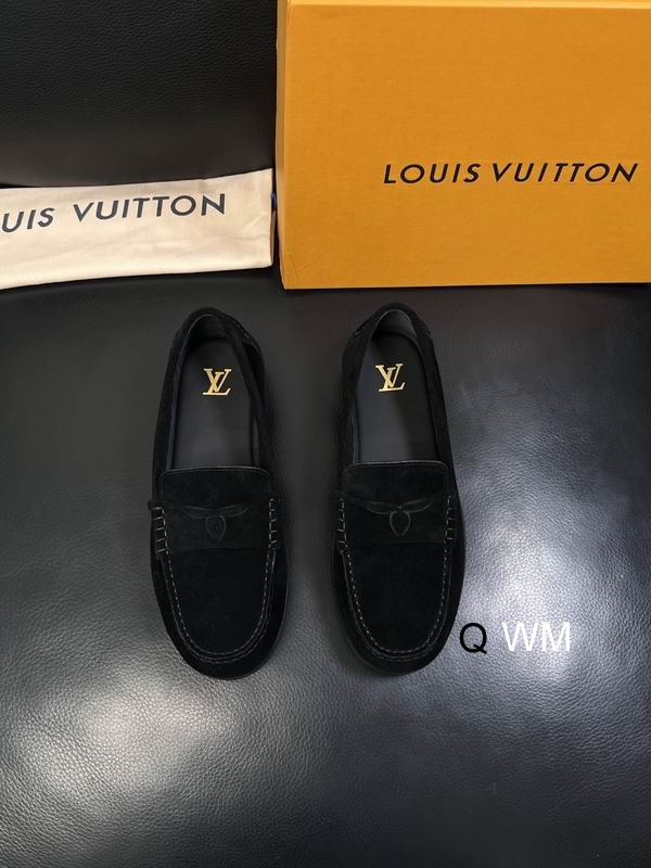 Louis Vuitton Men's Suede Loafers