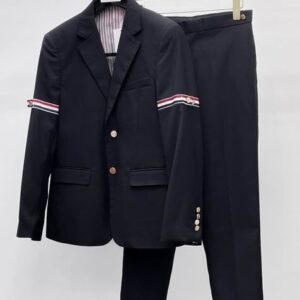 Men's Premium Black Suit with Armband Detail for Prom Nights