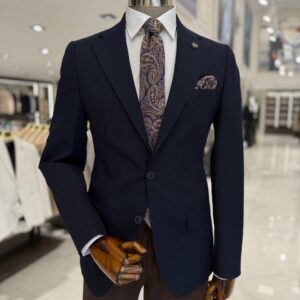 Navy Blue Blazer Jacket